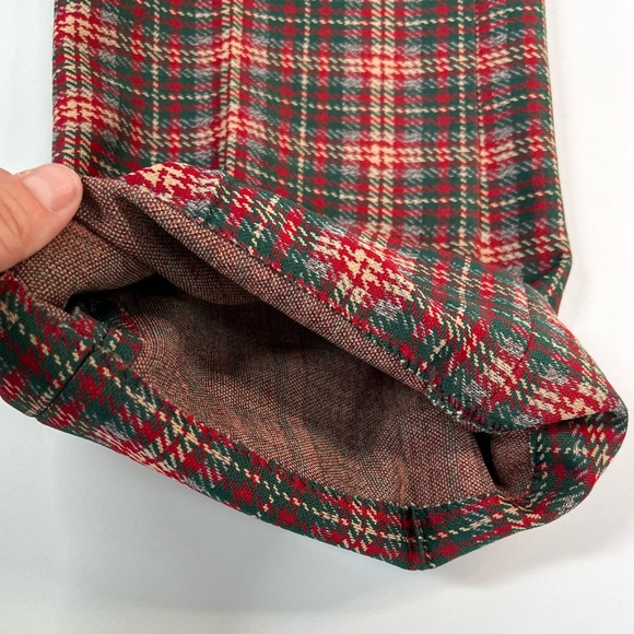 Vintage Hall-Knit Plaid Slacks - Picture 5 of 12